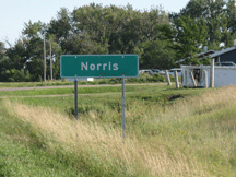 Norris highway sign