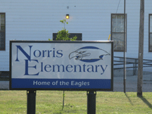 Norris Elementary School sign