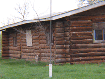 old log building