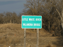 Valandra Bridge along Little White River