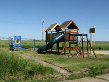 Ideal playground area.