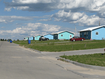Homes at Wicozani subdivision.