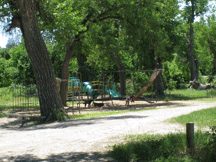 Playground equipment at Spring Creek School.