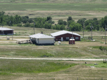 Closeup view of Horse Creek housing area.