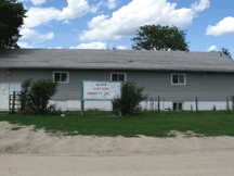 Swift Bear community hall in White River, SD.